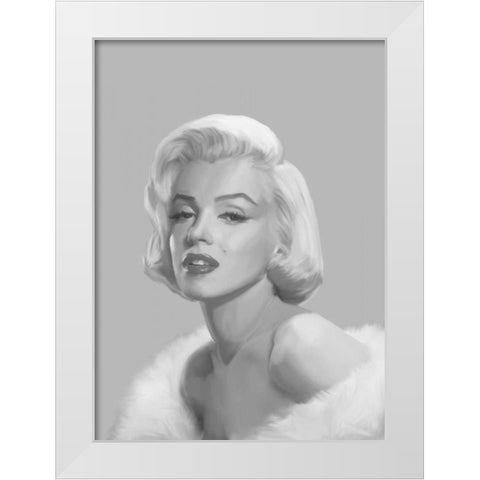 Classic Beauty II White Modern Wood Framed Art Print by Consani, Chris