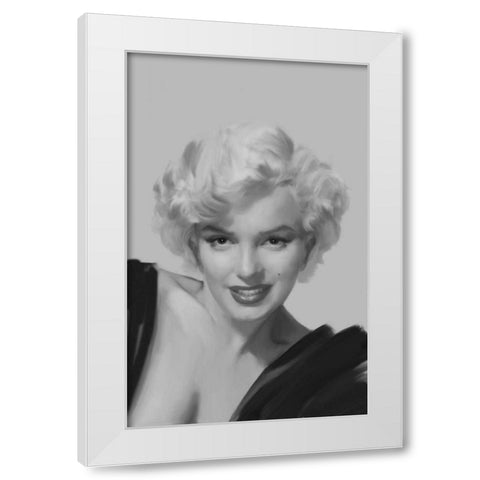 Classic Beauty II White Modern Wood Framed Art Print by Consani, Chris