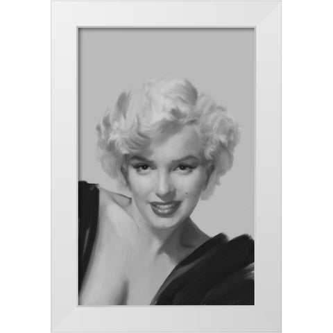 Classic Beauty II White Modern Wood Framed Art Print by Consani, Chris