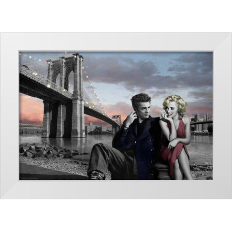 Brooklyn White Modern Wood Framed Art Print by Consani, Chris