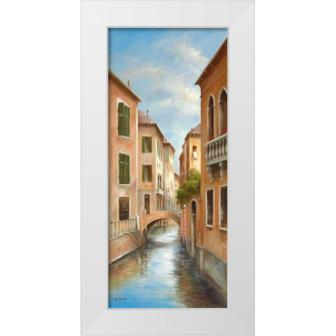 Memories Of Venice II White Modern Wood Framed Art Print by Smith, B.