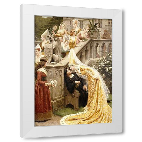 Alain Chartier White Modern Wood Framed Art Print by Leighton, Edmund Blair