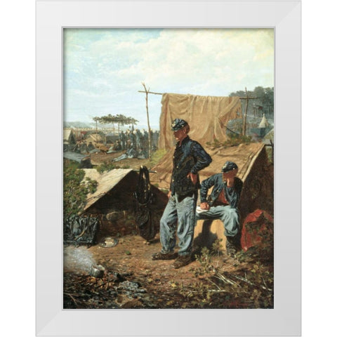 Home, Sweet Home White Modern Wood Framed Art Print by Homer, Winslow