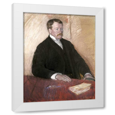 Alexander J. Cassatt White Modern Wood Framed Art Print by Cassatt, Mary