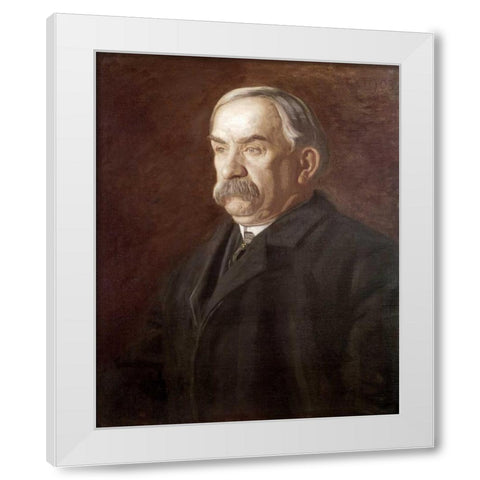 Thomas Flaherty White Modern Wood Framed Art Print by Eakins, Thomas