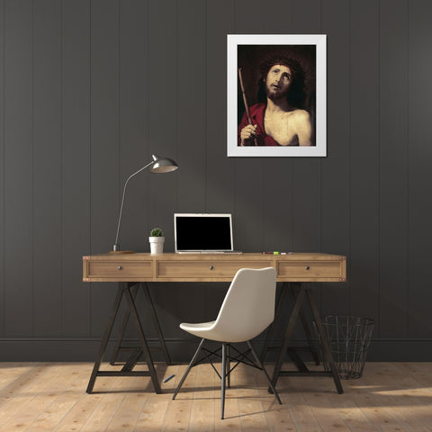Wretched White Modern Wood Framed Art Print by Ribera, Jusepe de