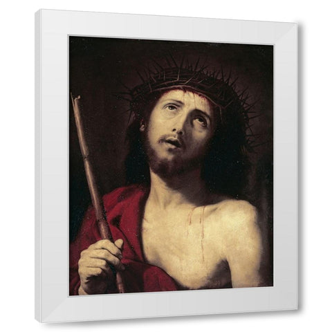 Wretched White Modern Wood Framed Art Print by Ribera, Jusepe de