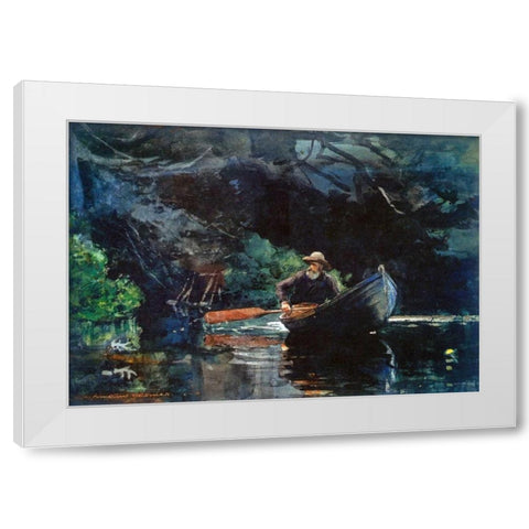 The Guide White Modern Wood Framed Art Print by Homer, Winslow