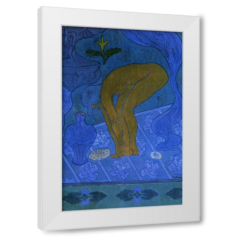 Lustral White Modern Wood Framed Art Print by Ranson, Paul
