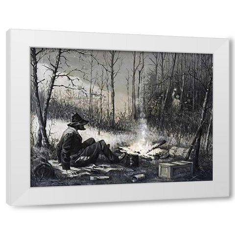 The Capture Of The German White Modern Wood Framed Art Print by Remington, Frederic