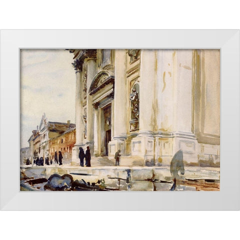 Venice Gesuati 1902-04 White Modern Wood Framed Art Print by Sargent, John Singer