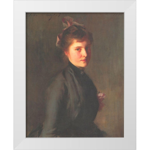 Violet White Modern Wood Framed Art Print by Sargent, John Singer