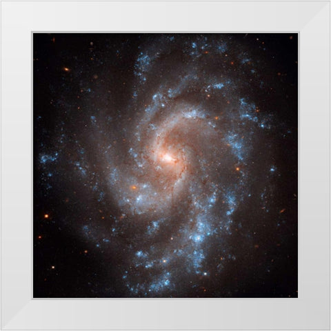 NGC 5584 White Modern Wood Framed Art Print by NASA