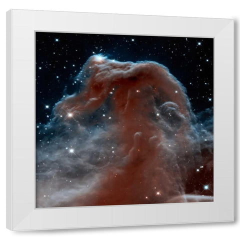 Horsehead Nebula, Infrared View White Modern Wood Framed Art Print by NASA