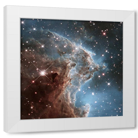 Infrared View of NGC 2174 White Modern Wood Framed Art Print by NASA