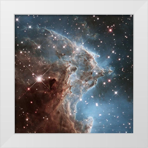 Infrared View of NGC 2174 White Modern Wood Framed Art Print by NASA