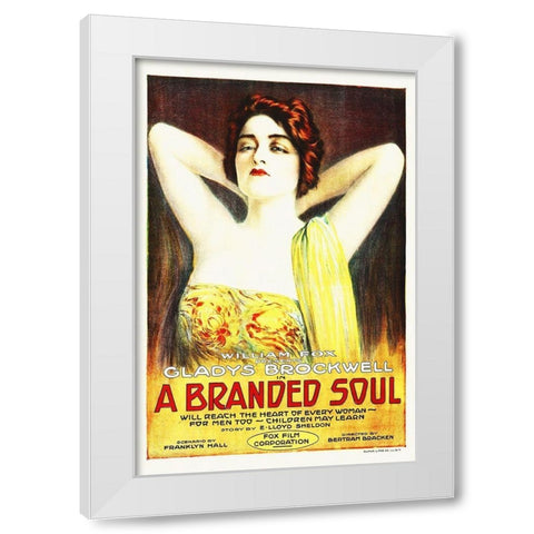 A Branded Soul White Modern Wood Framed Art Print by Hollywood Photo Archive