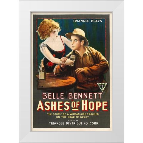 Ashes of Hope White Modern Wood Framed Art Print by Hollywood Photo Archive
