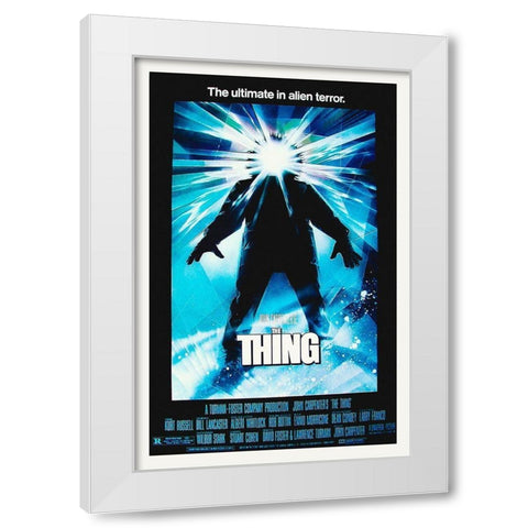 The Thing White Modern Wood Framed Art Print by Hollywood Photo Archive