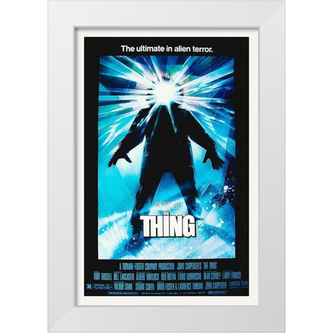 The Thing White Modern Wood Framed Art Print by Hollywood Photo Archive