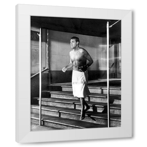 Cary Grant - That Touch of Mink White Modern Wood Framed Art Print by Hollywood Photo Archive