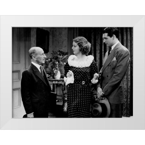 Cary Grant - Born to be Bad White Modern Wood Framed Art Print by Hollywood Photo Archive