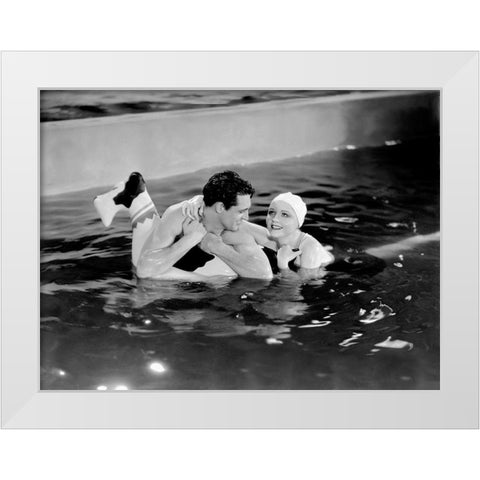 Cary Grant - The Talk of the Town White Modern Wood Framed Art Print by Hollywood Photo Archive