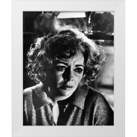 Elizabeth Taylor White Modern Wood Framed Art Print by Hollywood Photo Archive