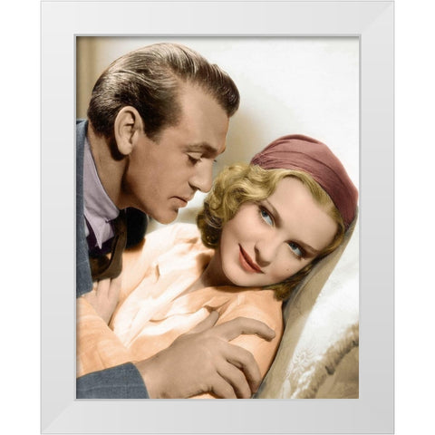 Anna Sten White Modern Wood Framed Art Print by Hollywood Photo Archive
