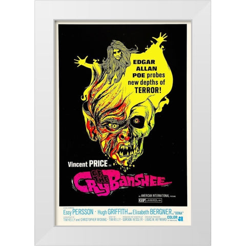 Cry of the Banshee White Modern Wood Framed Art Print by Hollywood Photo Archive