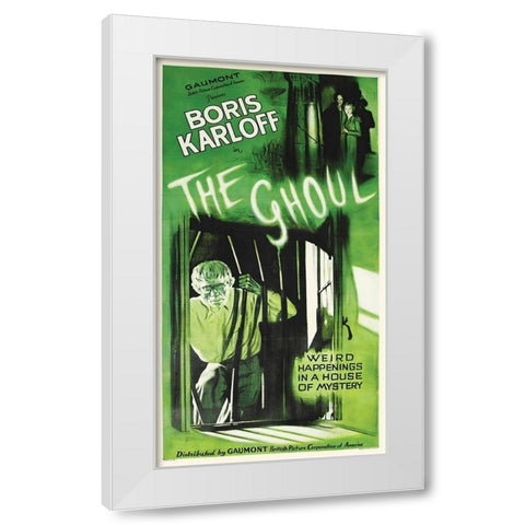 The Ghoul White Modern Wood Framed Art Print by Hollywood Photo Archive