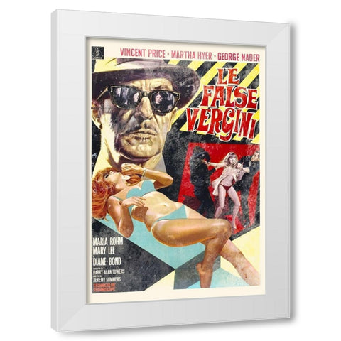 French - House of 1000 Dolls White Modern Wood Framed Art Print by Hollywood Photo Archive