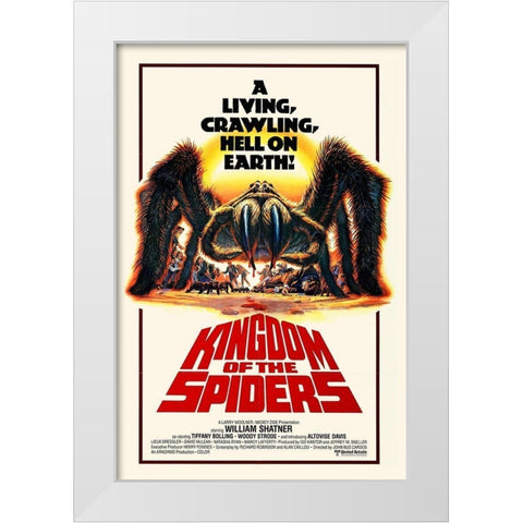 Kingdom of The Spiders White Modern Wood Framed Art Print by Hollywood Photo Archive