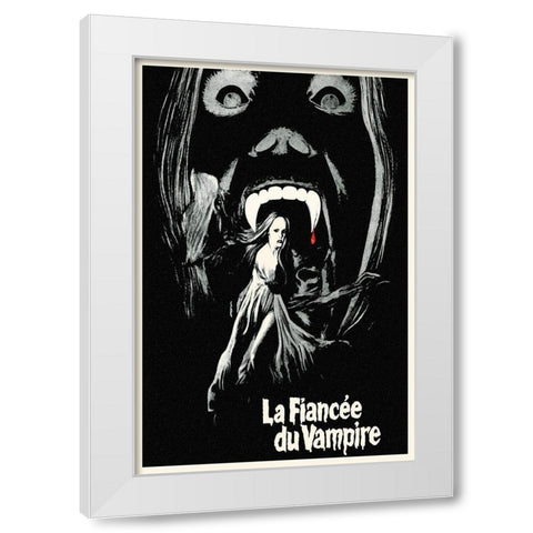 La Fiancee du Vampire White Modern Wood Framed Art Print by Hollywood Photo Archive