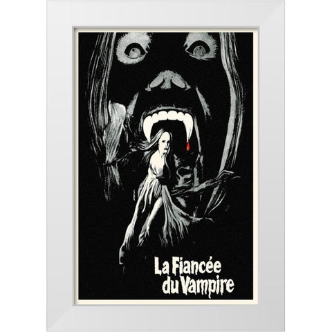 La Fiancee du Vampire White Modern Wood Framed Art Print by Hollywood Photo Archive