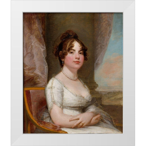 Elizabeth Beltzhoover Mason White Modern Wood Framed Art Print by Stuart, Gilbert