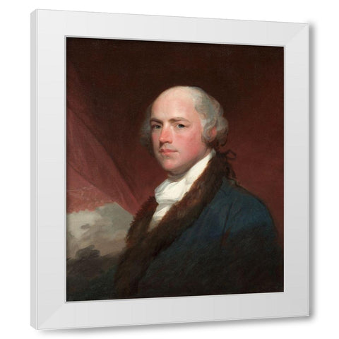 Wilson Cary Nicholas White Modern Wood Framed Art Print by Stuart, Gilbert