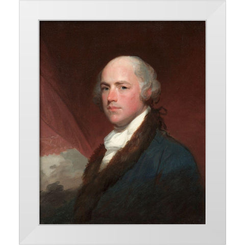 Wilson Cary Nicholas White Modern Wood Framed Art Print by Stuart, Gilbert