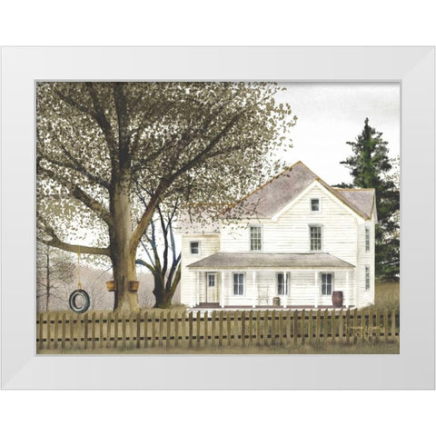 Grandmas House White Modern Wood Framed Art Print by Jacobs, Billy