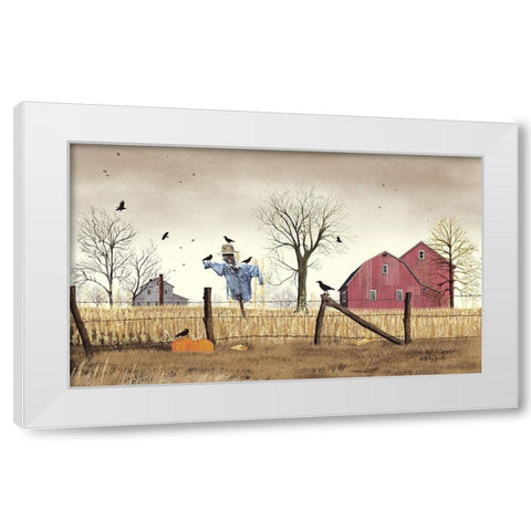 After the Harvest White Modern Wood Framed Art Print by Jacobs, Billy