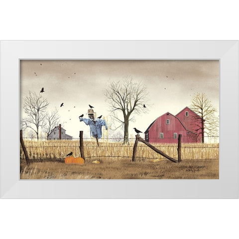 After the Harvest White Modern Wood Framed Art Print by Jacobs, Billy