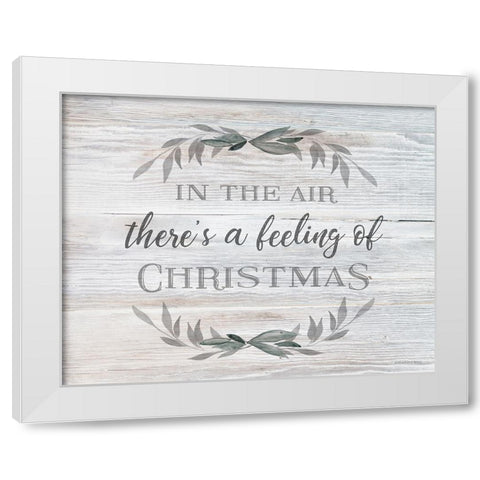 In the Air White Modern Wood Framed Art Print by Bluebird Barn
