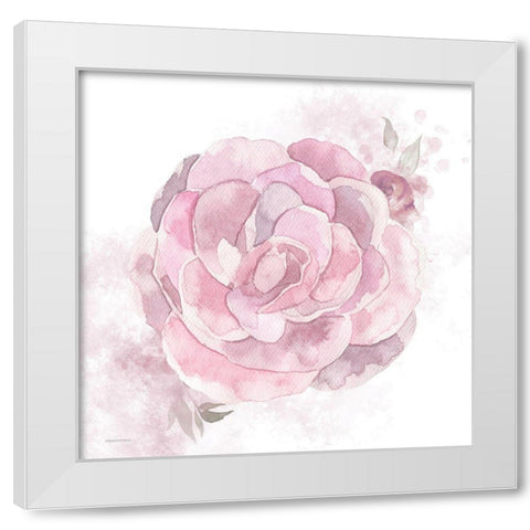 Cottage Peony II White Modern Wood Framed Art Print by Bluebird Barn