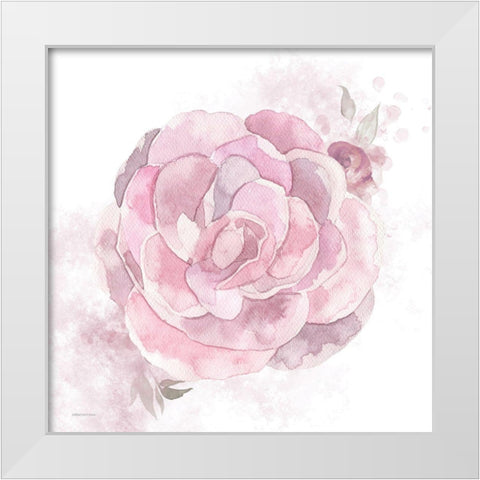 Cottage Peony II White Modern Wood Framed Art Print by Bluebird Barn