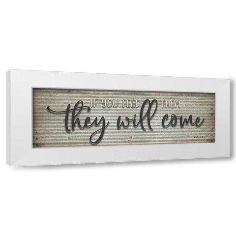 They Will Come White Modern Wood Framed Art Print by Boyer, Susie
