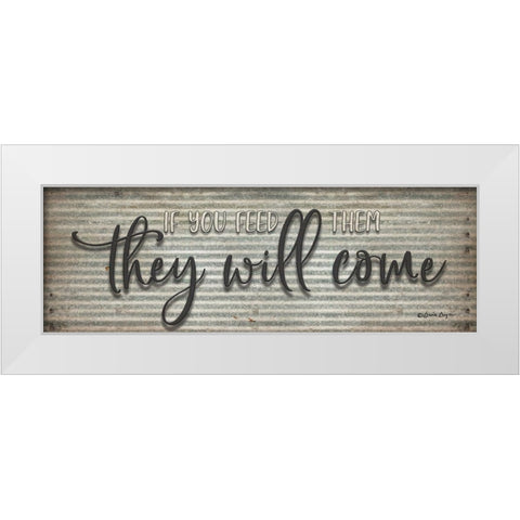 They Will Come White Modern Wood Framed Art Print by Boyer, Susie