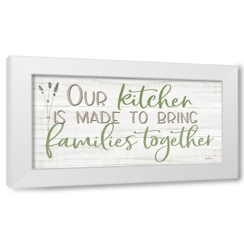 Our Kitchen White Modern Wood Framed Art Print by Boyer, Susie