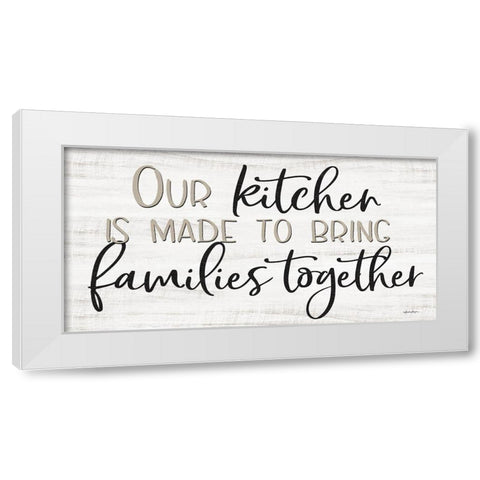 Our Kitchen White Modern Wood Framed Art Print by Boyer, Susie