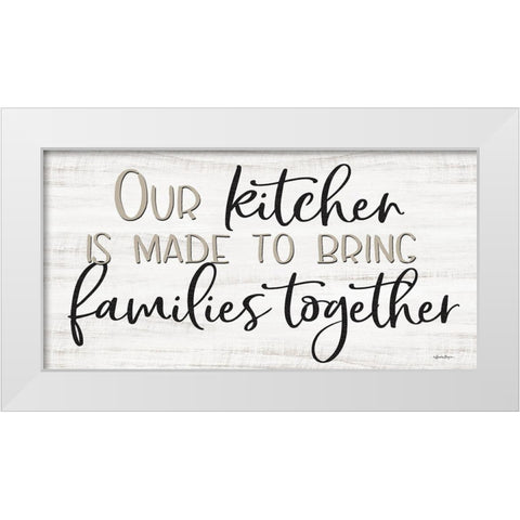 Our Kitchen White Modern Wood Framed Art Print by Boyer, Susie