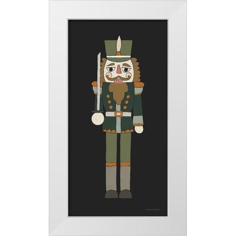 Nutcracker I White Modern Wood Framed Art Print by Lady Louise Designs